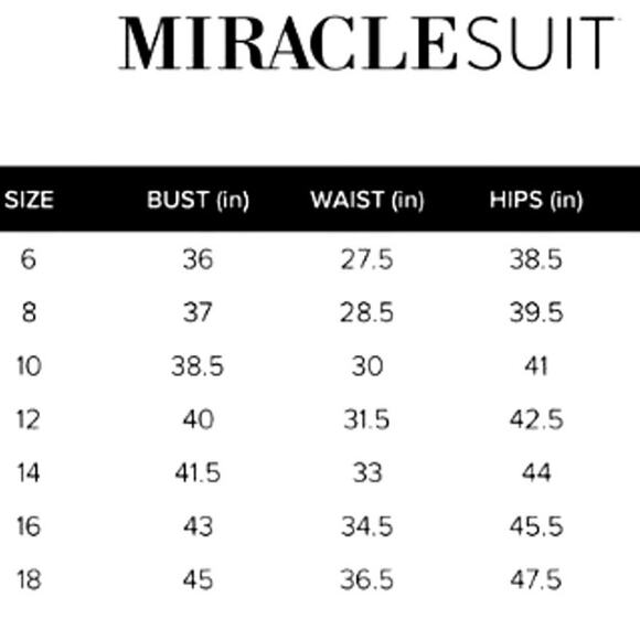 Miraclesuit black One-Piece Swimsuit, Sound Waves Temptress, ladies size 10-12 - Picture 8 of 9